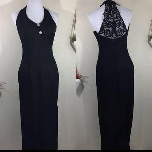 Black Evening Gown Jessica Mcclintock Gunne Sax 90s